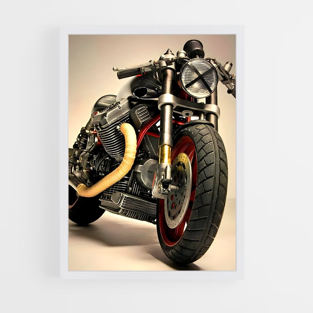 Poster Moto Vivid – affiche Moto Guzzi (vue 3)
